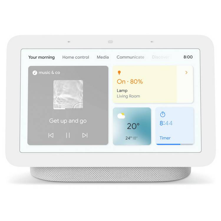Google Nest Hub 2nd Gen Smart Speaker With Screen - White 0