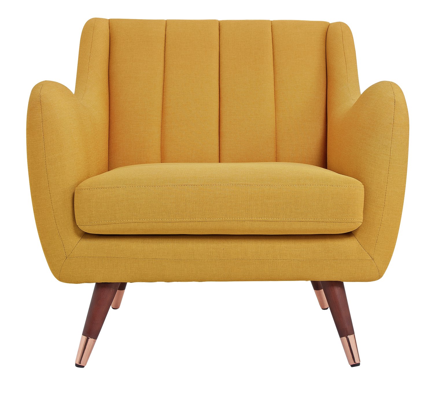 Argos Home Leila Fabric Armchair - Yellow