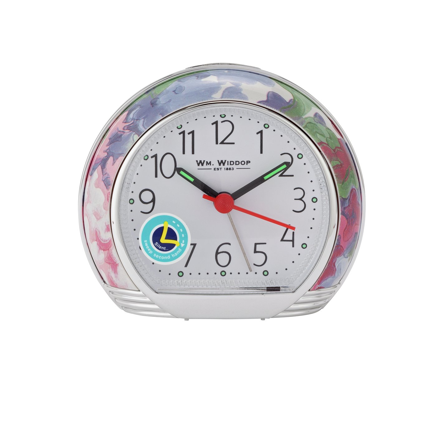 Wm. Widdop Leaf Design Alarm Clock