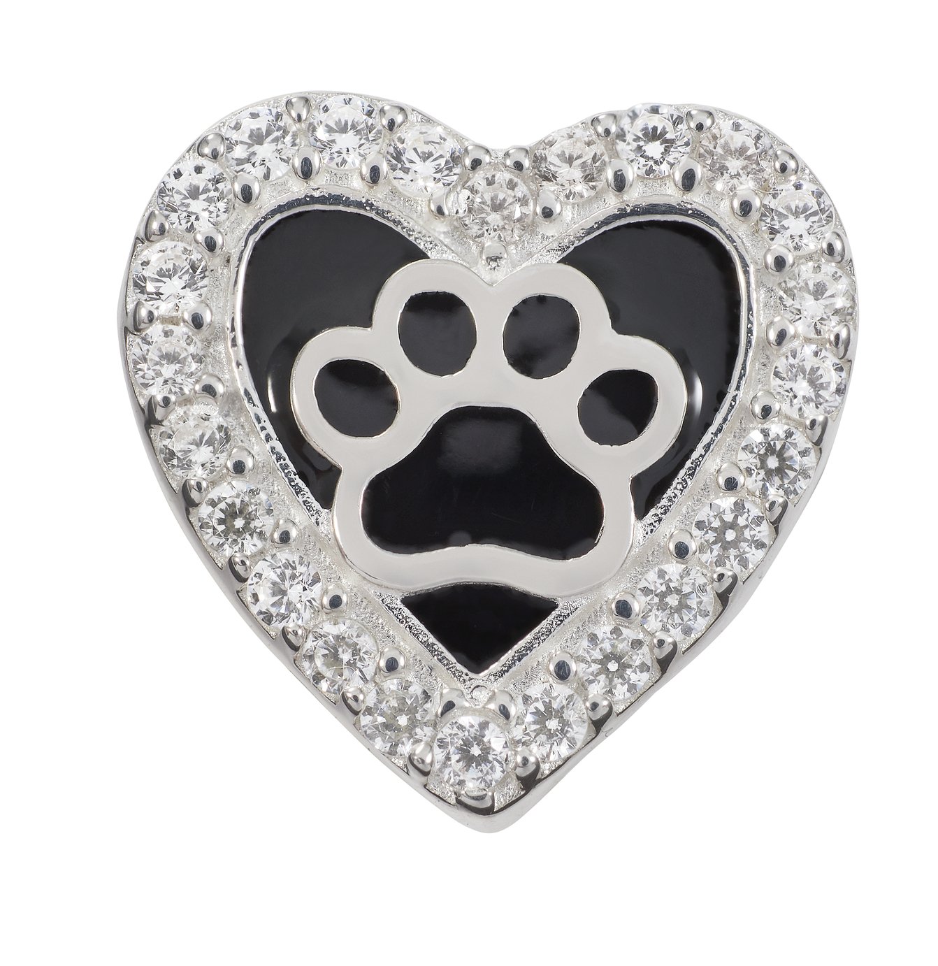 Moon & Back Sterling Silver Cubic Zirconia Animal Paw Charm Review