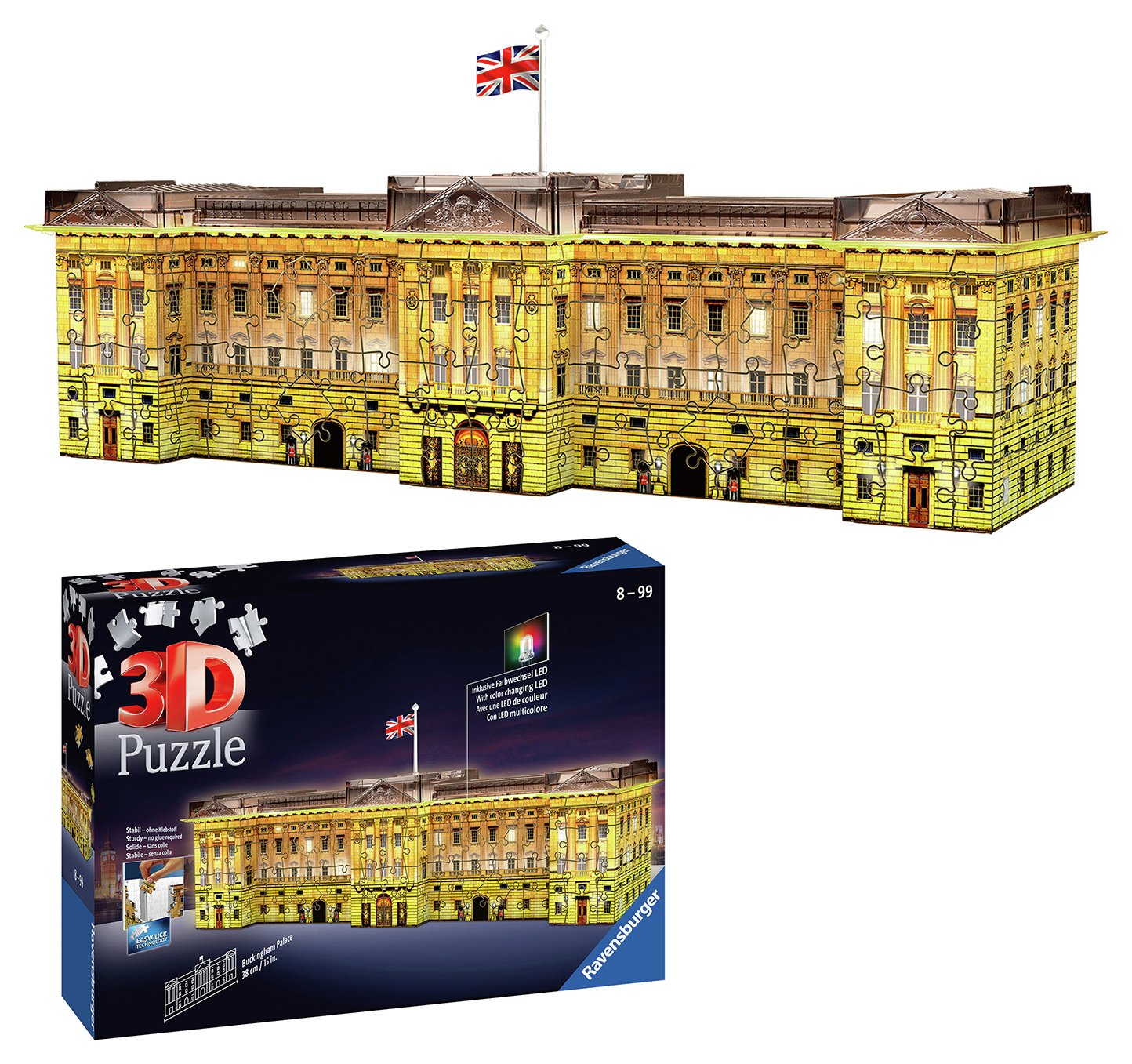 Buckingham Palace Light Up 3D Jigsaw Puzzle