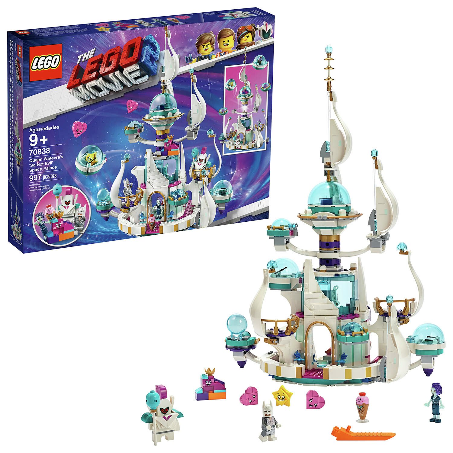 The LEGO Movie 2 Queen Watevra's Space Palace - 70838