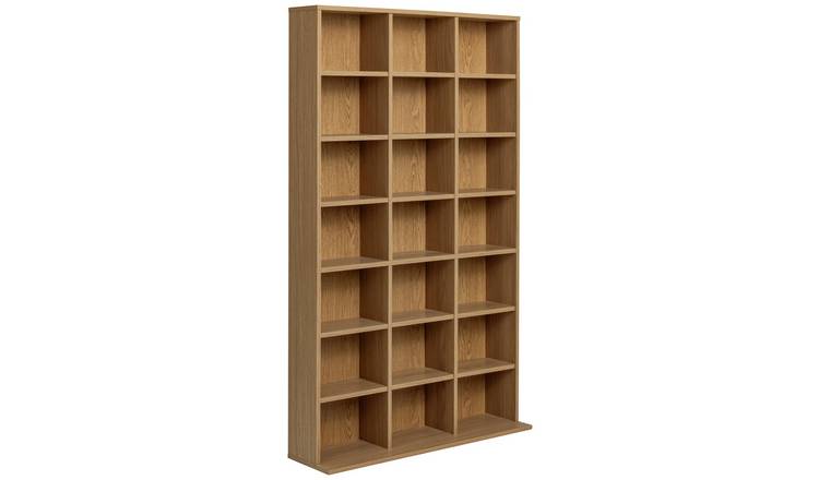 Argos Home Islington CD and DVD Media Storage - Oak Effect