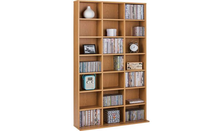 Buy Argos Home Islington Cd And Dvd Media Storage Oak Effect