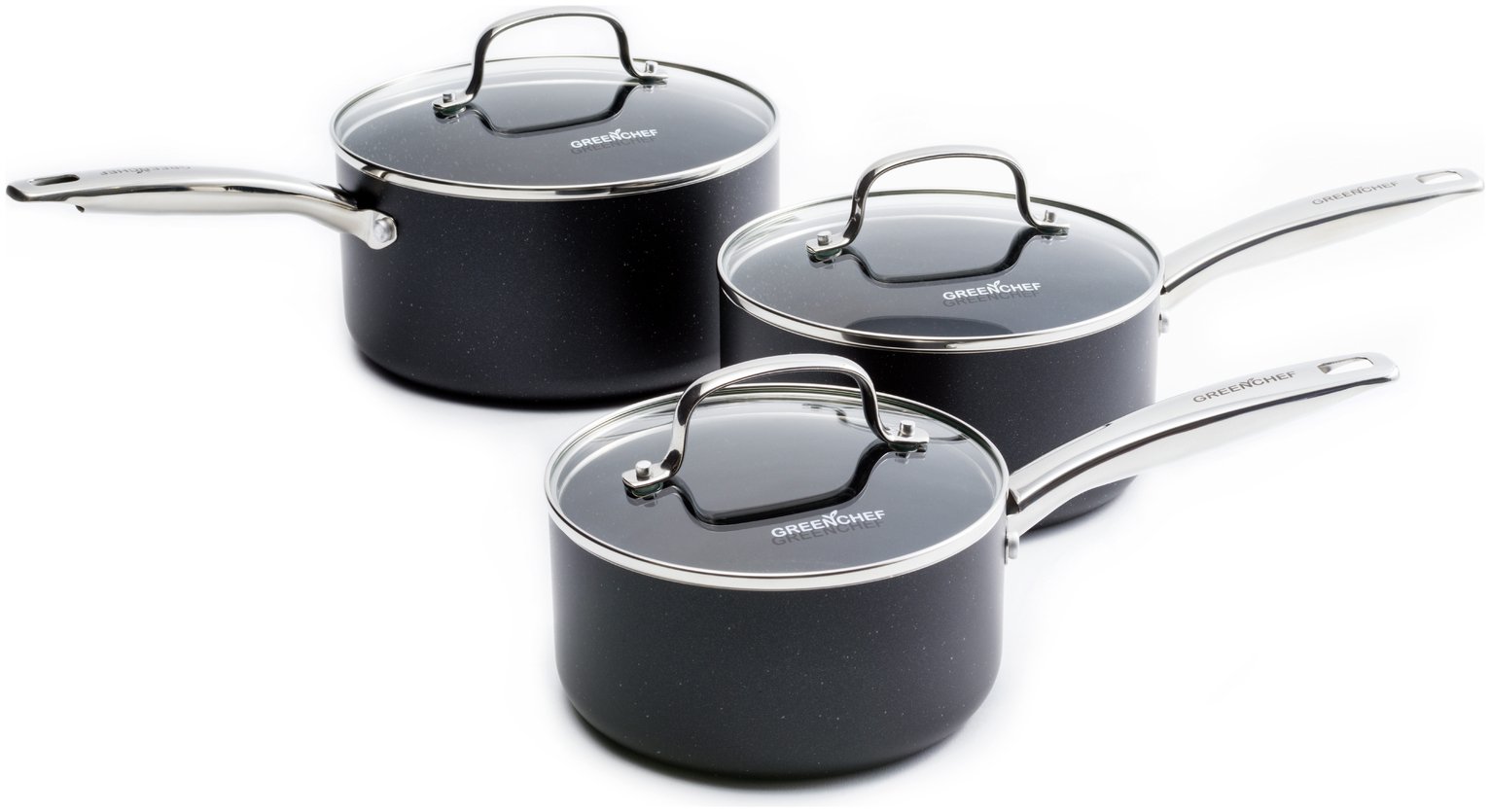 GreenChef Berlin 3 Piece Non-Stick Pan Set