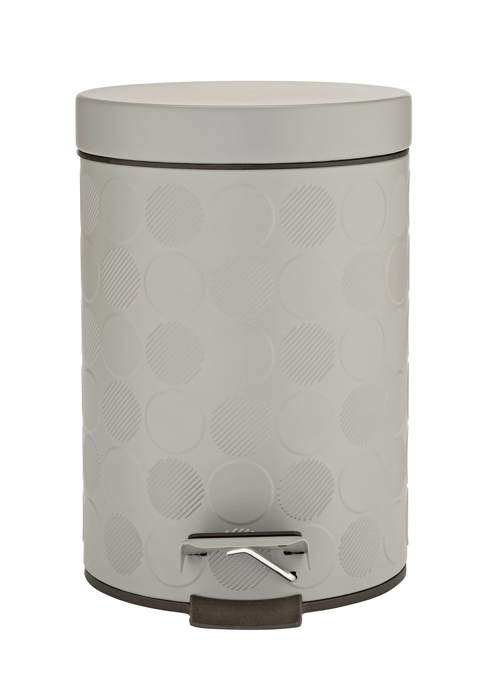 Argos Home 3 Litre Embossed Bathroom Pedal Bin