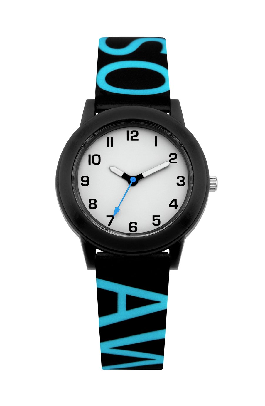 Little Tix Childrens Blue Awesome Silicone Strap Watch