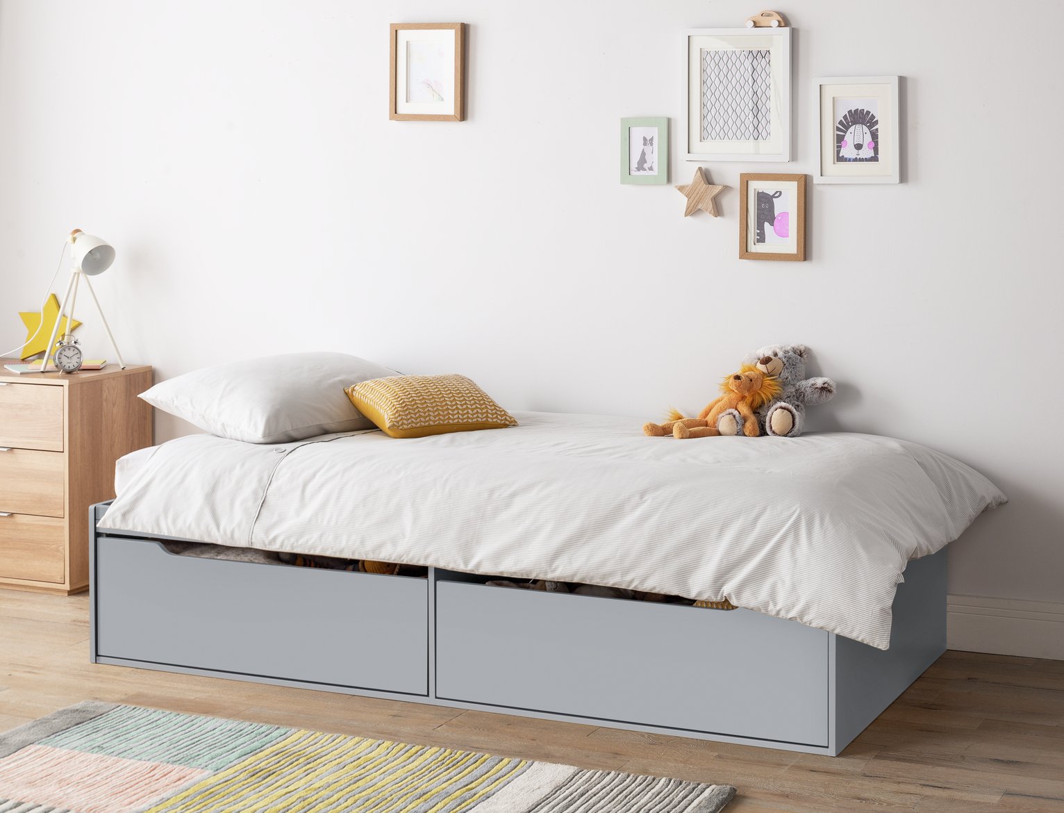 Argos Home Lloyd Grey Cabin Bed & Mattress