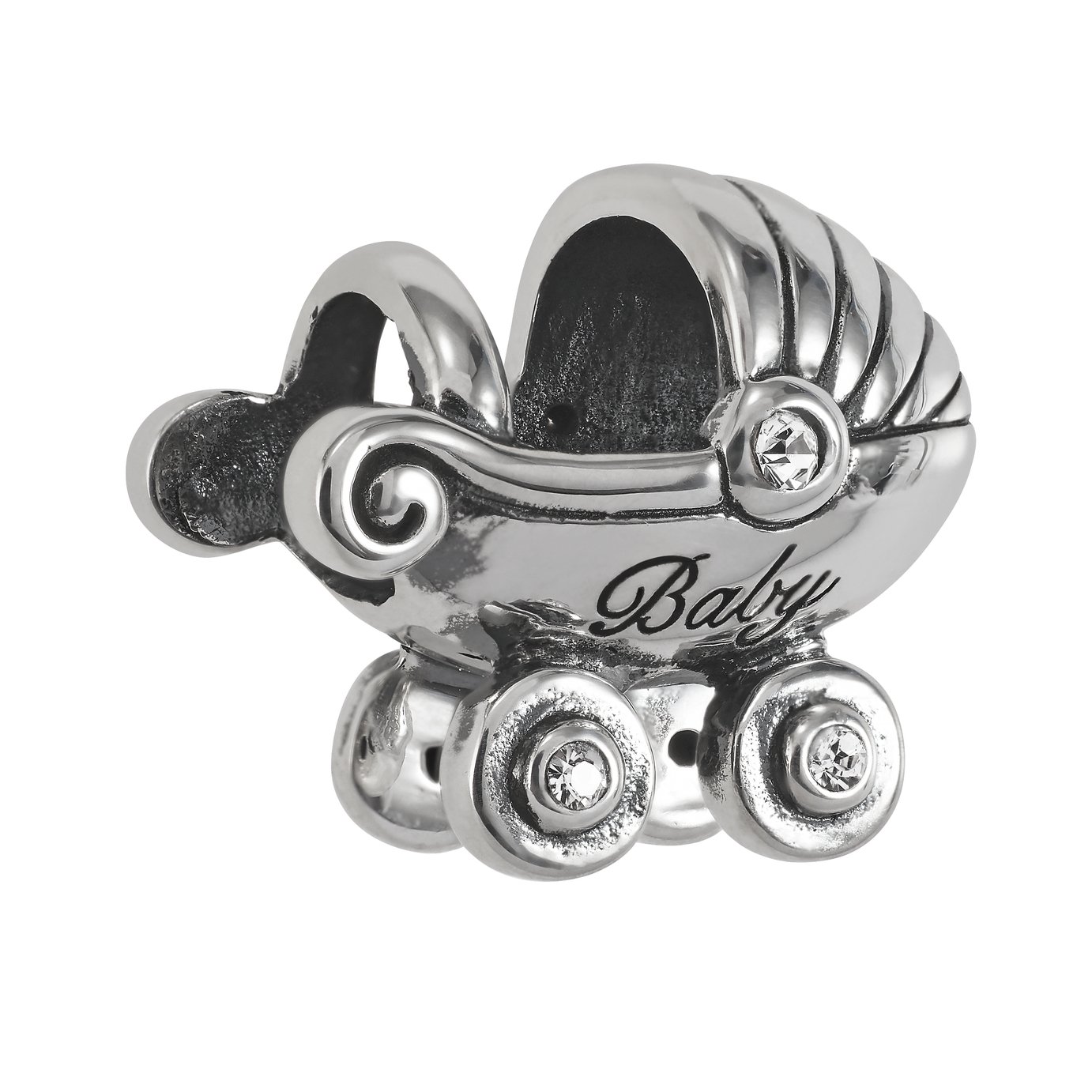 Moon & Back Sterling Silver Baby Carriage Charm Review