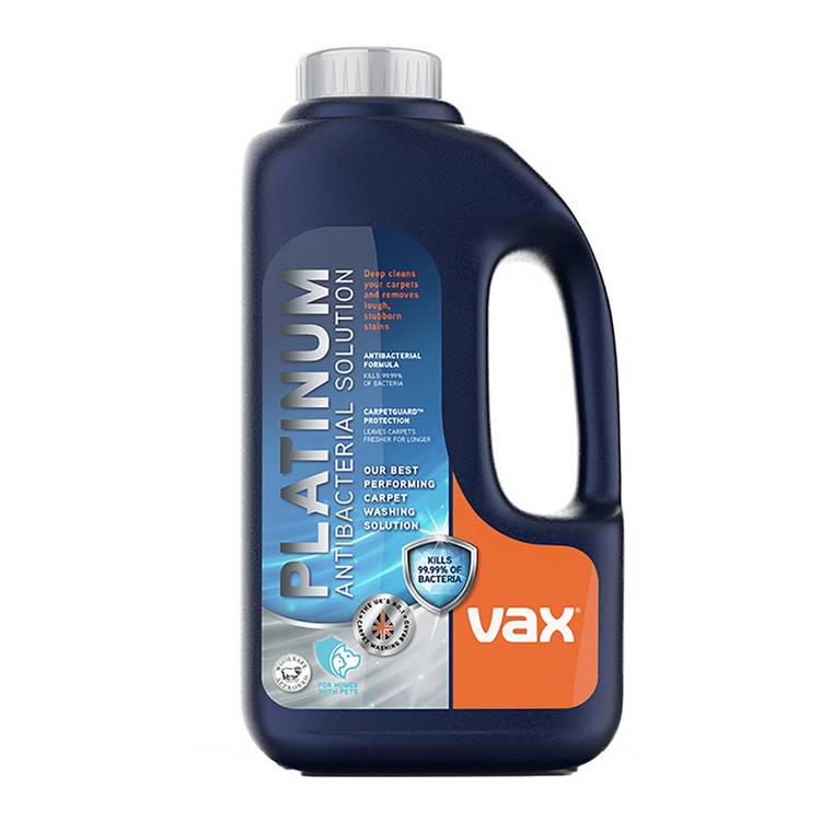 Vax Platinum 1.5L Carpet Cleaning Antibacterial Solution 0
