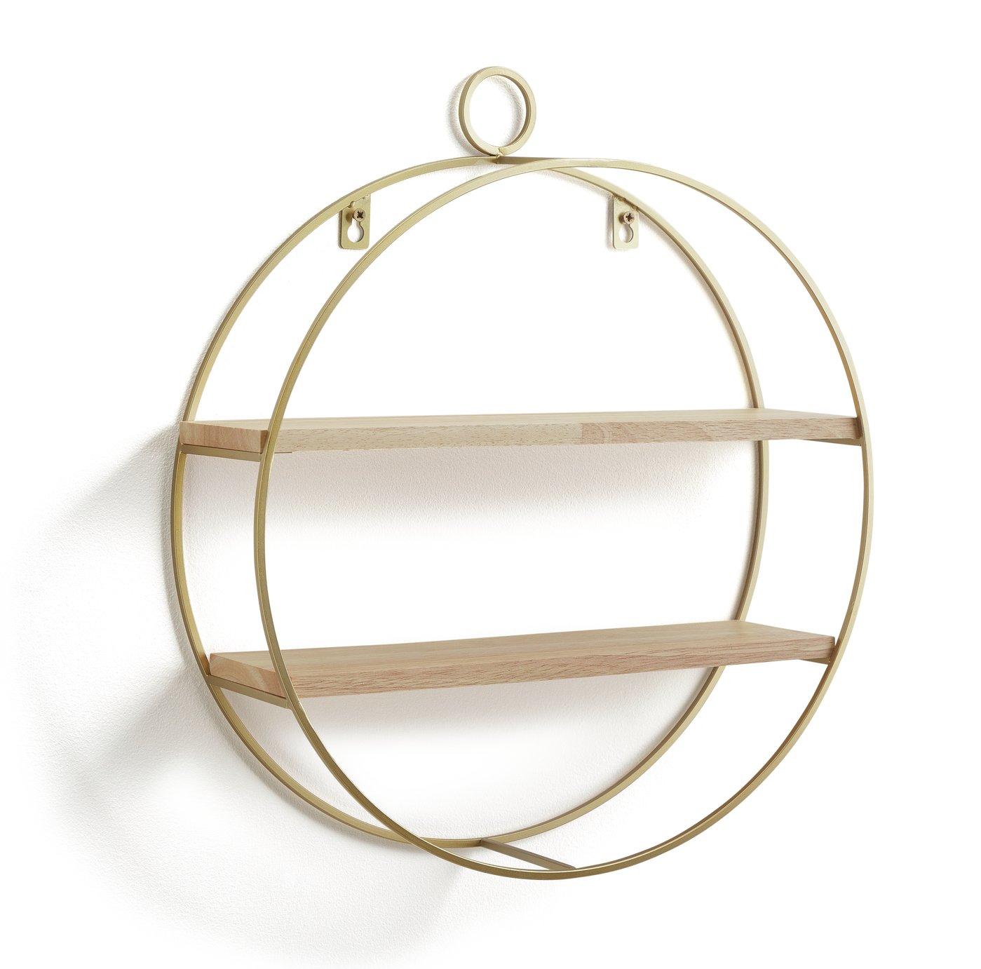 Argos Home Round Shelving Unit - Gold