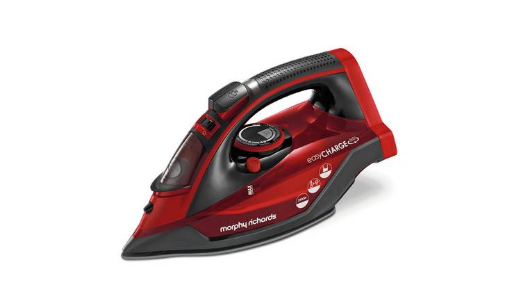 Red 2400 W Morphy Richards Morphy Richards 303250 Cordless Steam Iron easyCHARGE 360 Cord-Free 