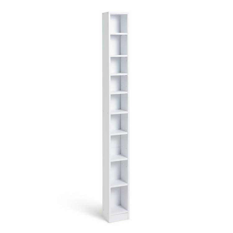 Argos Home Maine Tall CD and DVD Storage unit - White 0