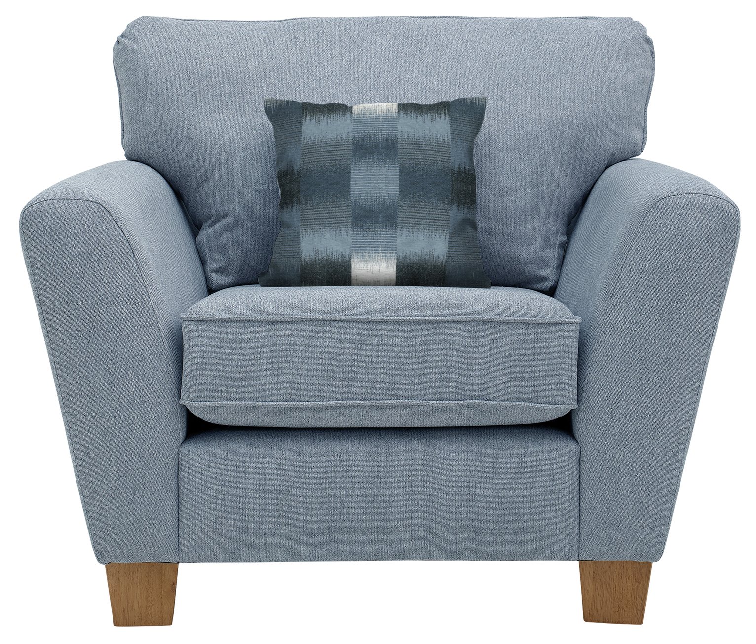 Argos Home Auria Fabric Armchair - Blue