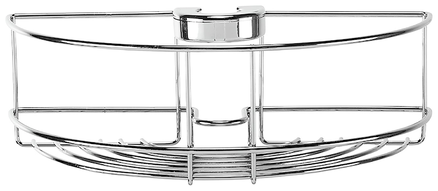 Croydex Easy Fit Rail Riser Basket