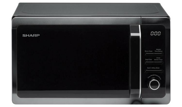 Sharp 800W Standard Microwave R274KM - Black