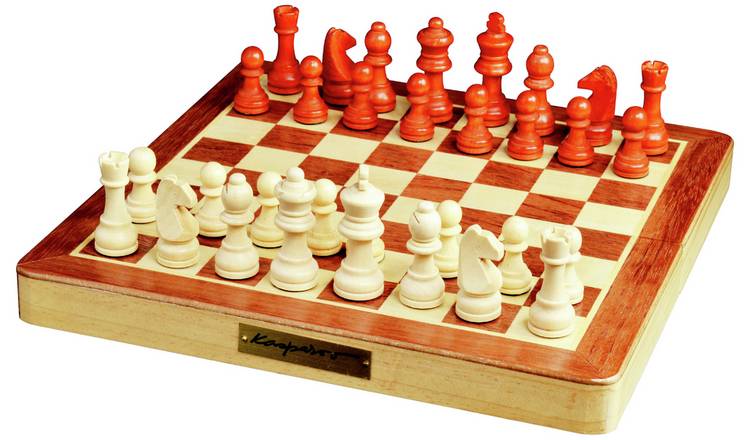 Buy Garry Kasparov Wooden Chess Set | Poker sets and games | Argos