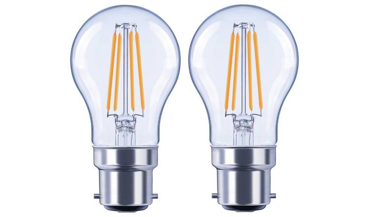 Buy Argos Home 4w Led Bc Globe Light Bulb 2 Pack Light Bulbs
