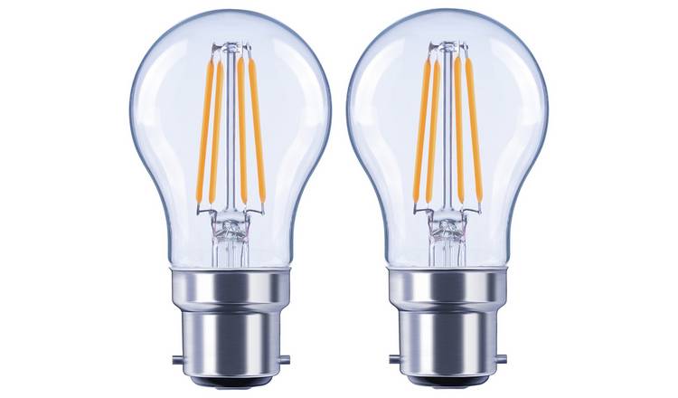 Argos Home 4W LED BC Globe Light Bulb - 2 Pack