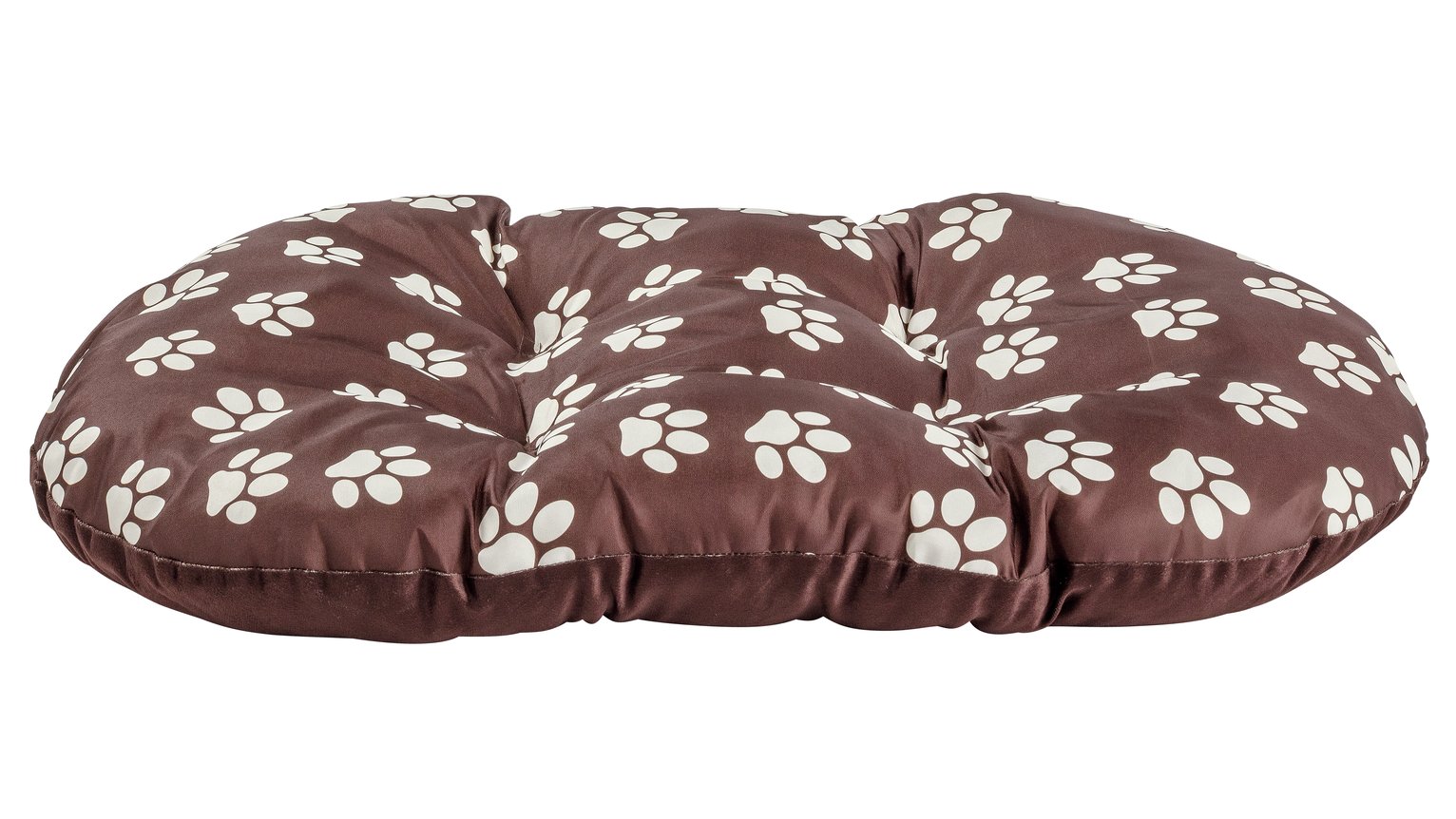 Paw Print Fleece Oval Cushion - Large