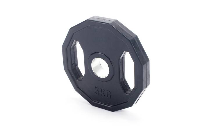 Pro Fitness 5kg Rubber Weights - x2