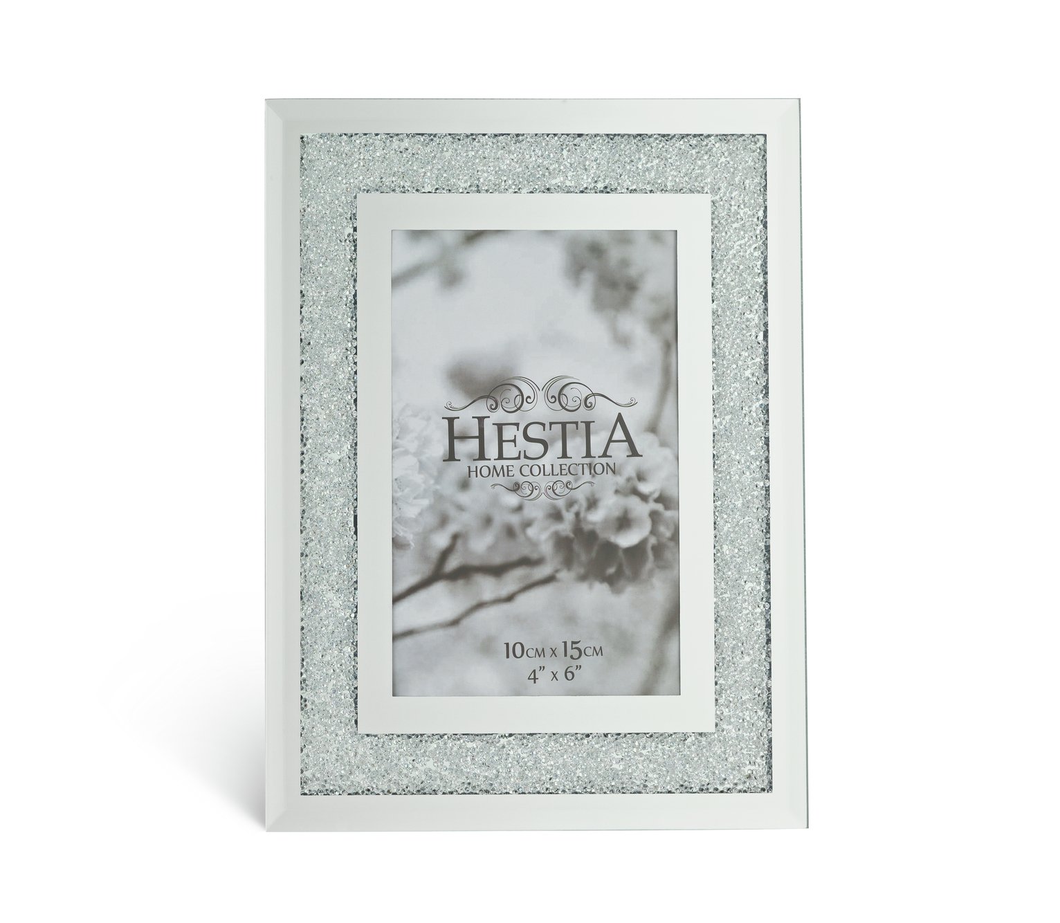 Argos Home Hestia Crystal Edge 4x6in Photo Frame