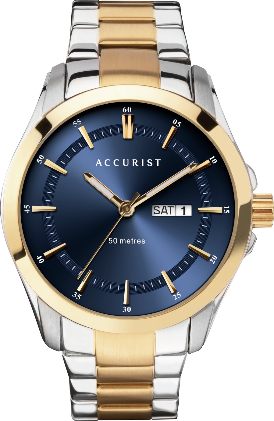 Accurist Men's Two Tone Stainless Steel Bracelet Watch Review