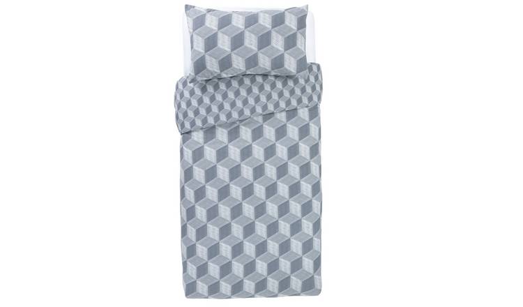 Buy Argos Home Big Blocks Bedding Set Single Duvet Cover Sets