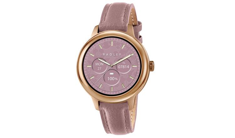 Radley Series 59 Blossom Pink Leather Strap Smart Watch
