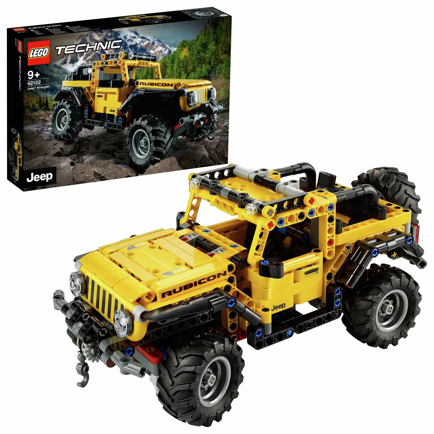 LEGO Technic Jeep Wrangler Rubicon Toy Car 42122