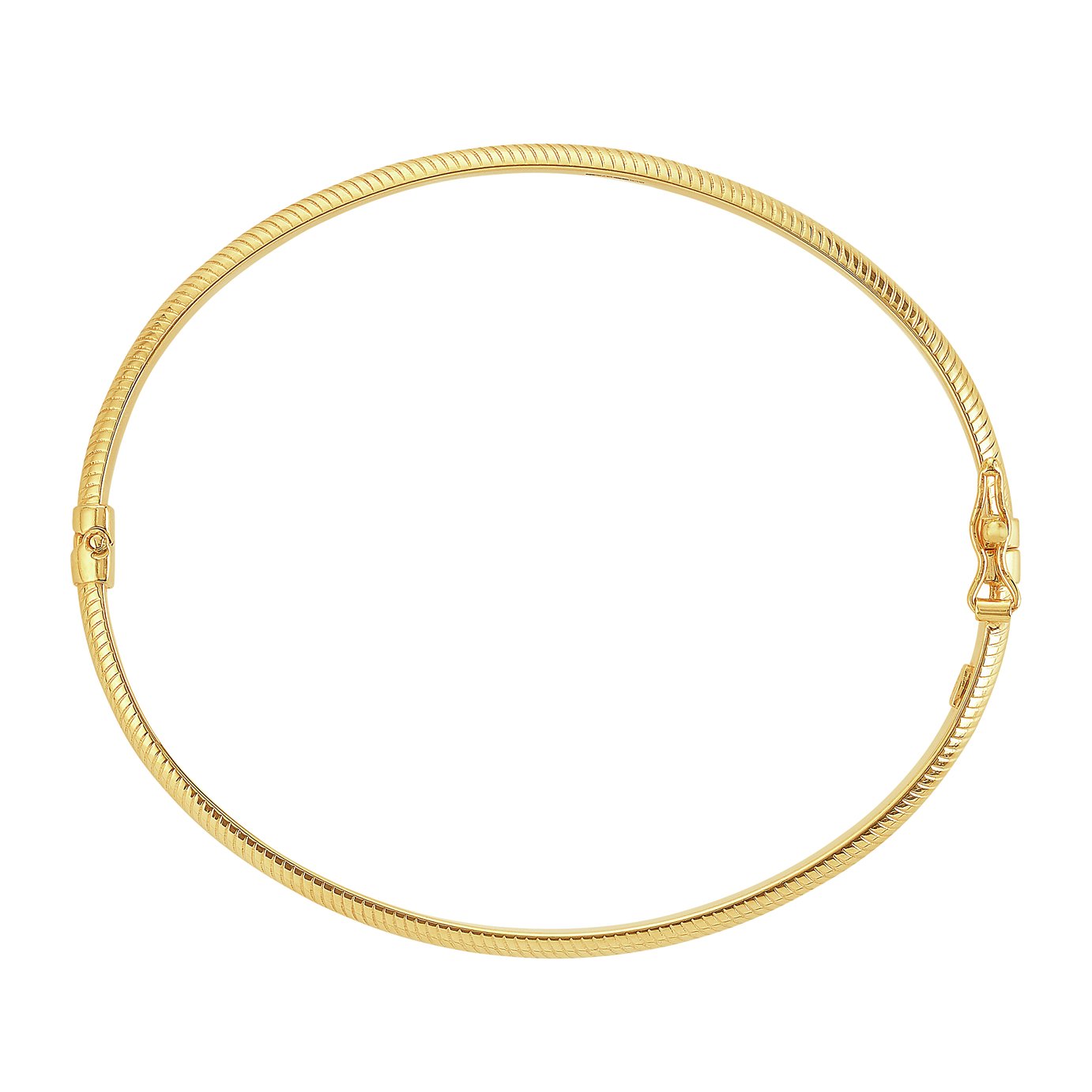 Revere 9ct Gold Textured Hinged Bracelet Review