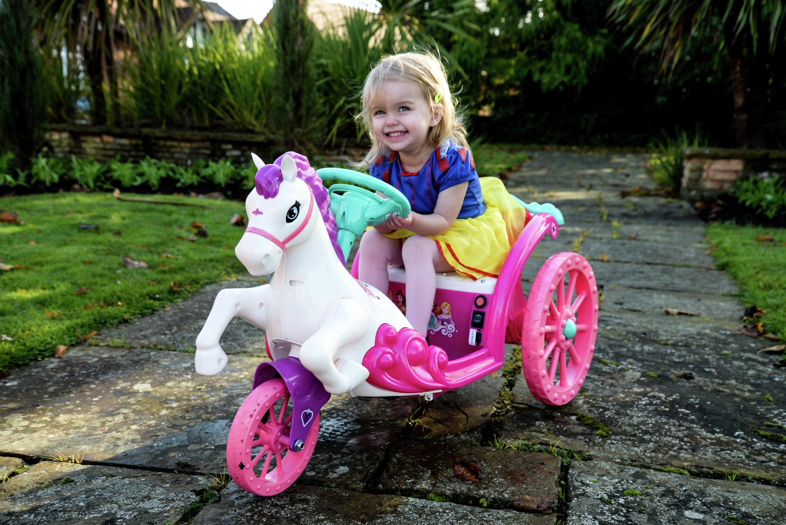 disney princess ride on carriage