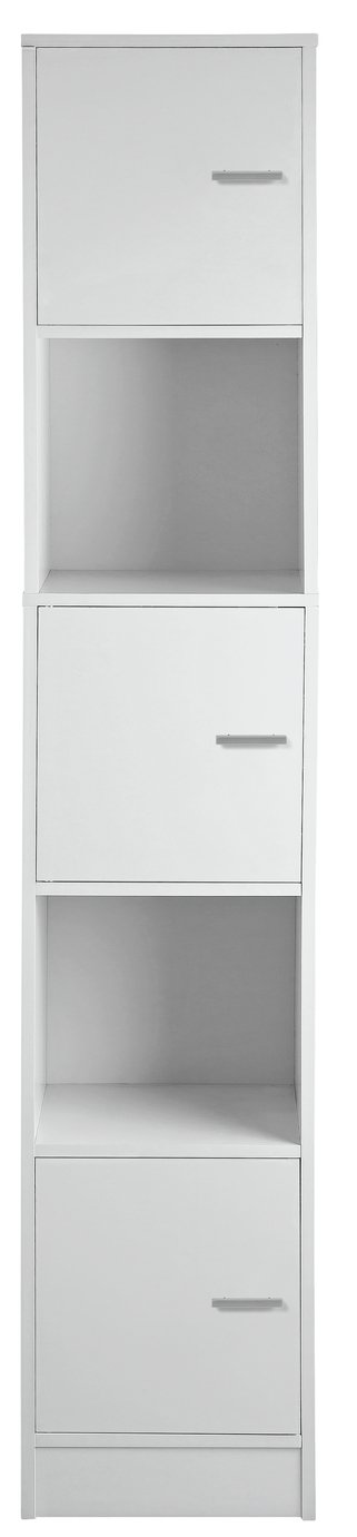 Argos Home Prime Tall Storage Unit - White