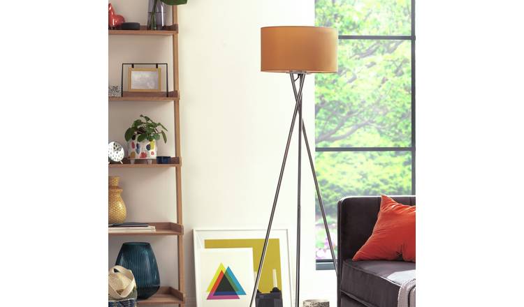 Habitat black deals tripod floor lamp