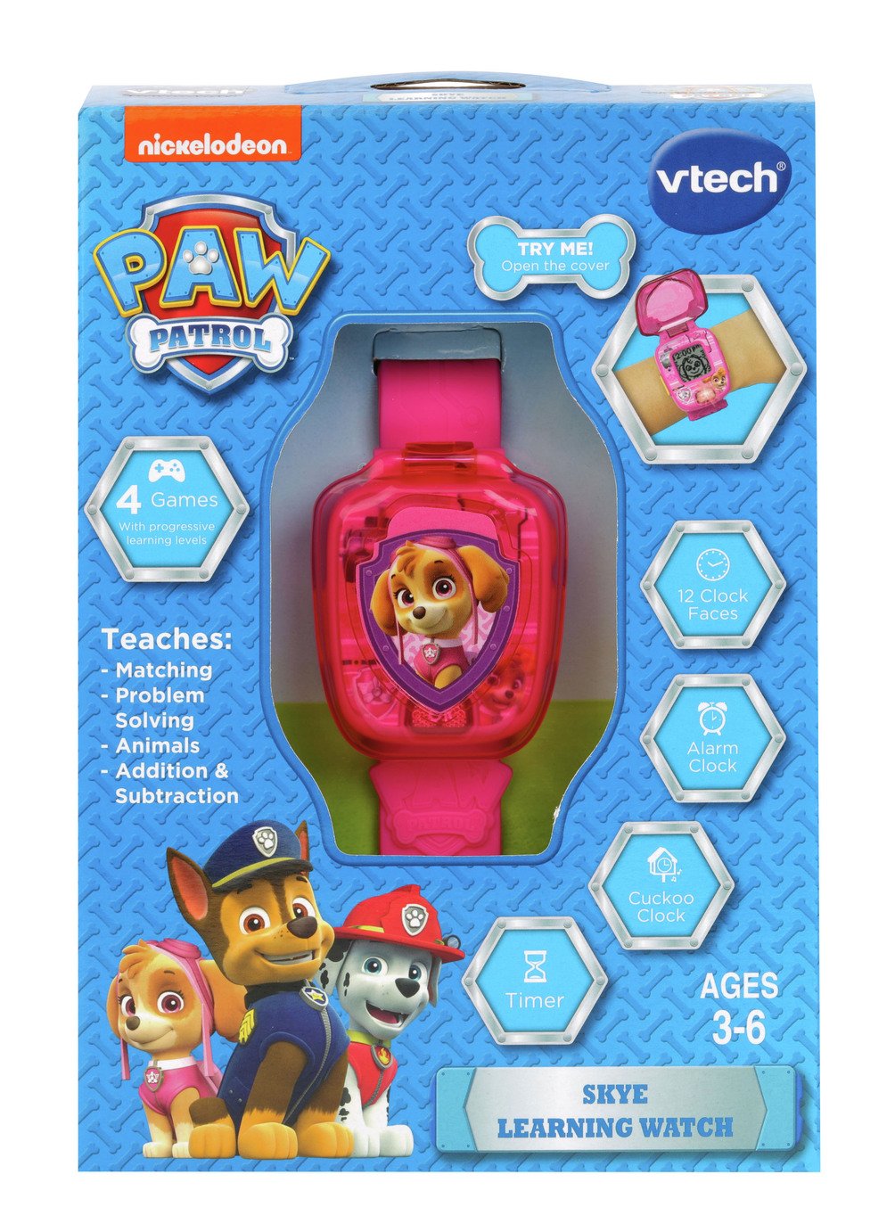 vtech paw patrol skye learning watch