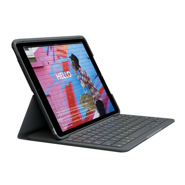 Logitech Slim Folio for iPad (7th, 8th, & 9th generation) 0