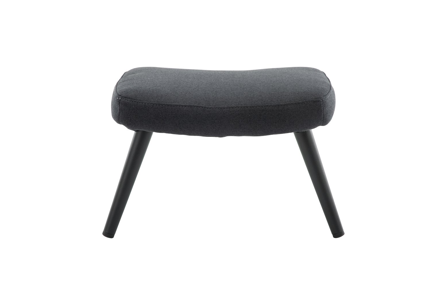 Argos Home Ollie Fabric Footstool - Charcoal