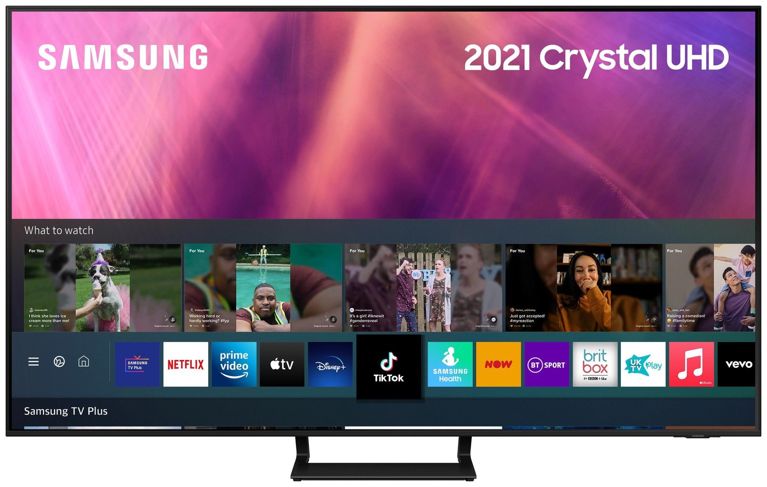 Samsung 75 Inch UE75AU9000 Smart 4K Crystal UHD HDR TV