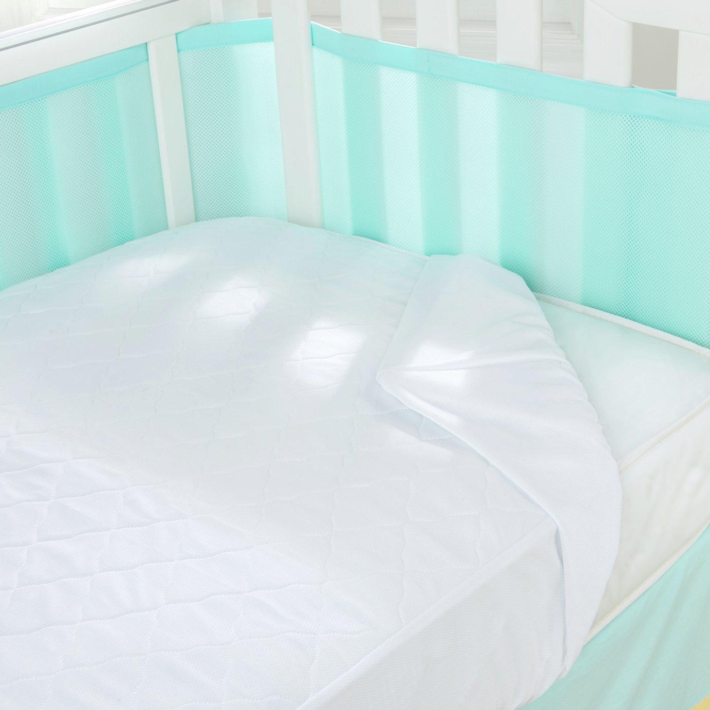 cot bed mattress protector argos