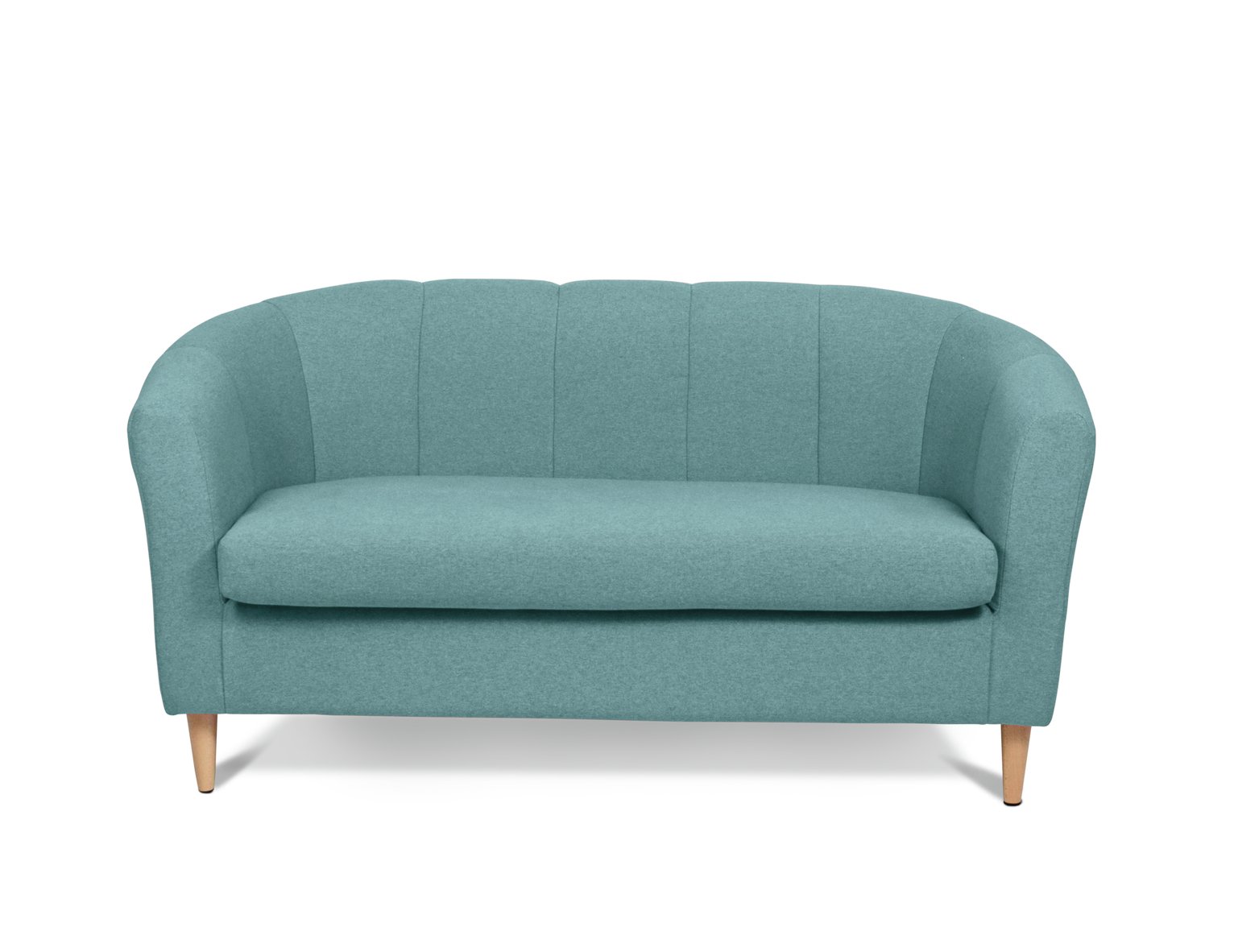 Habitat Ayres 2 Seater Fabric Tub Sofa - Aqua