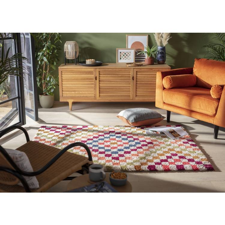 Habitat Folktale Tufted Wool Flatweave Rug - 230x160cm 0