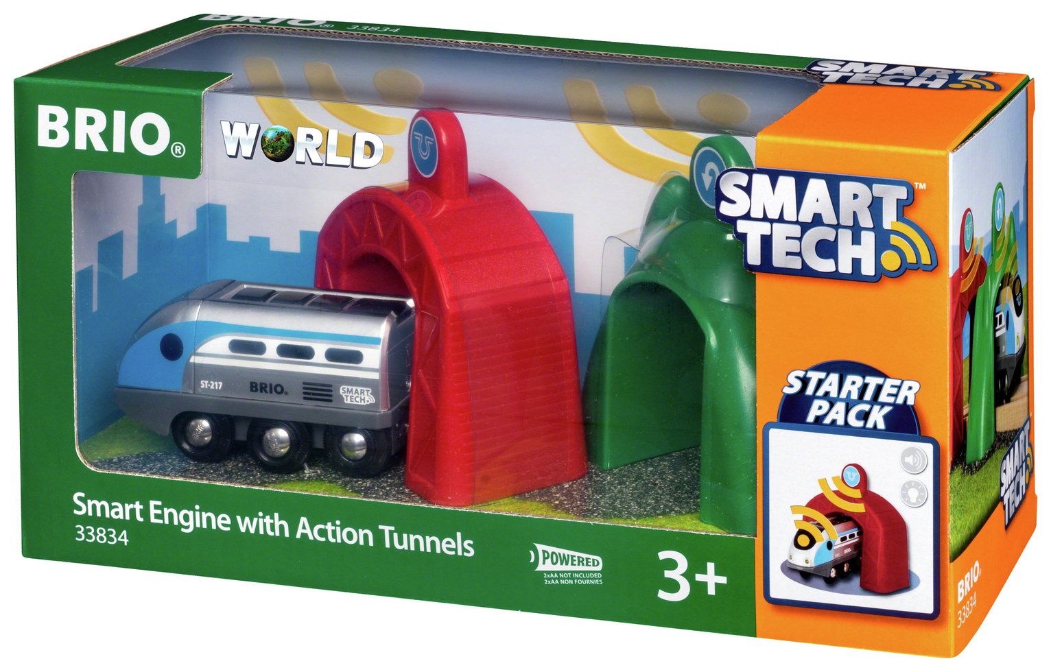 BRIO World Smart Tech Engine with Action Tunnels