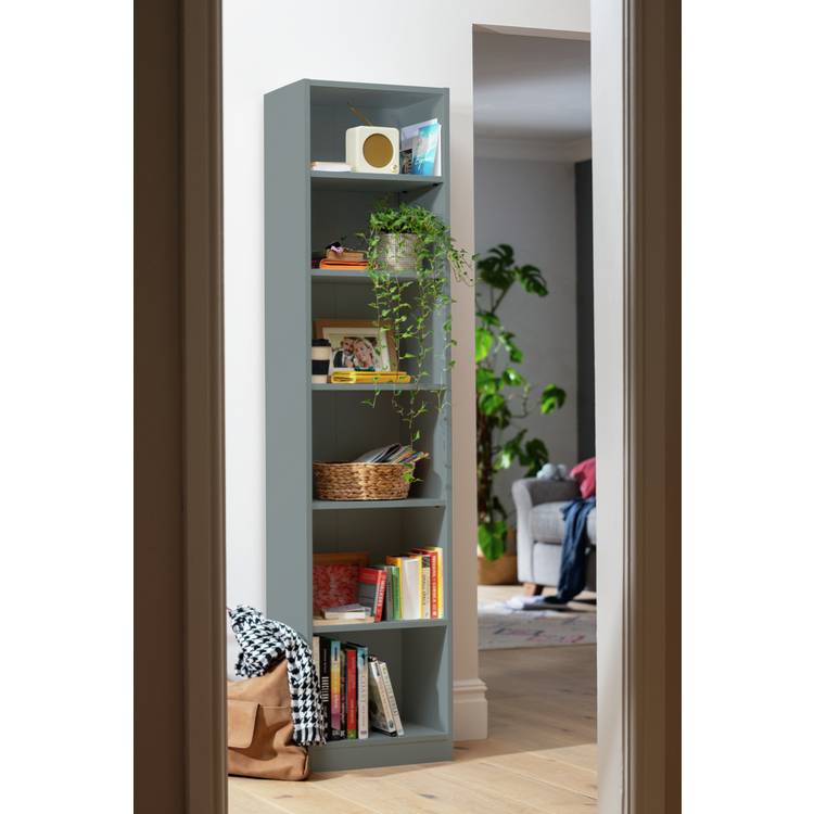 Argos Home Maine Narrow Bookcase - Grey 0