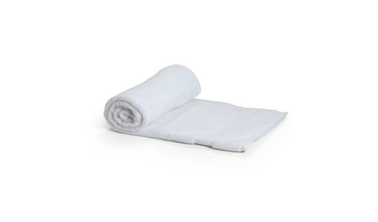 Habitat Luxury Lyocell Bath Towel - White