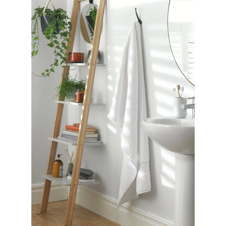 Home Essentials Plain Bath Towel - Super White 0