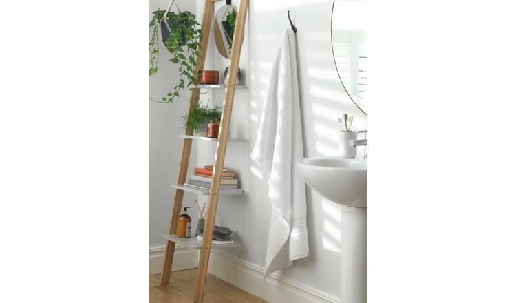 Habitat Luxury Lyocell Bath Sheet - White