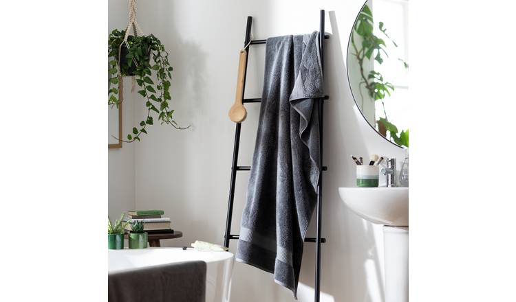 Charcoal discount bath sheet