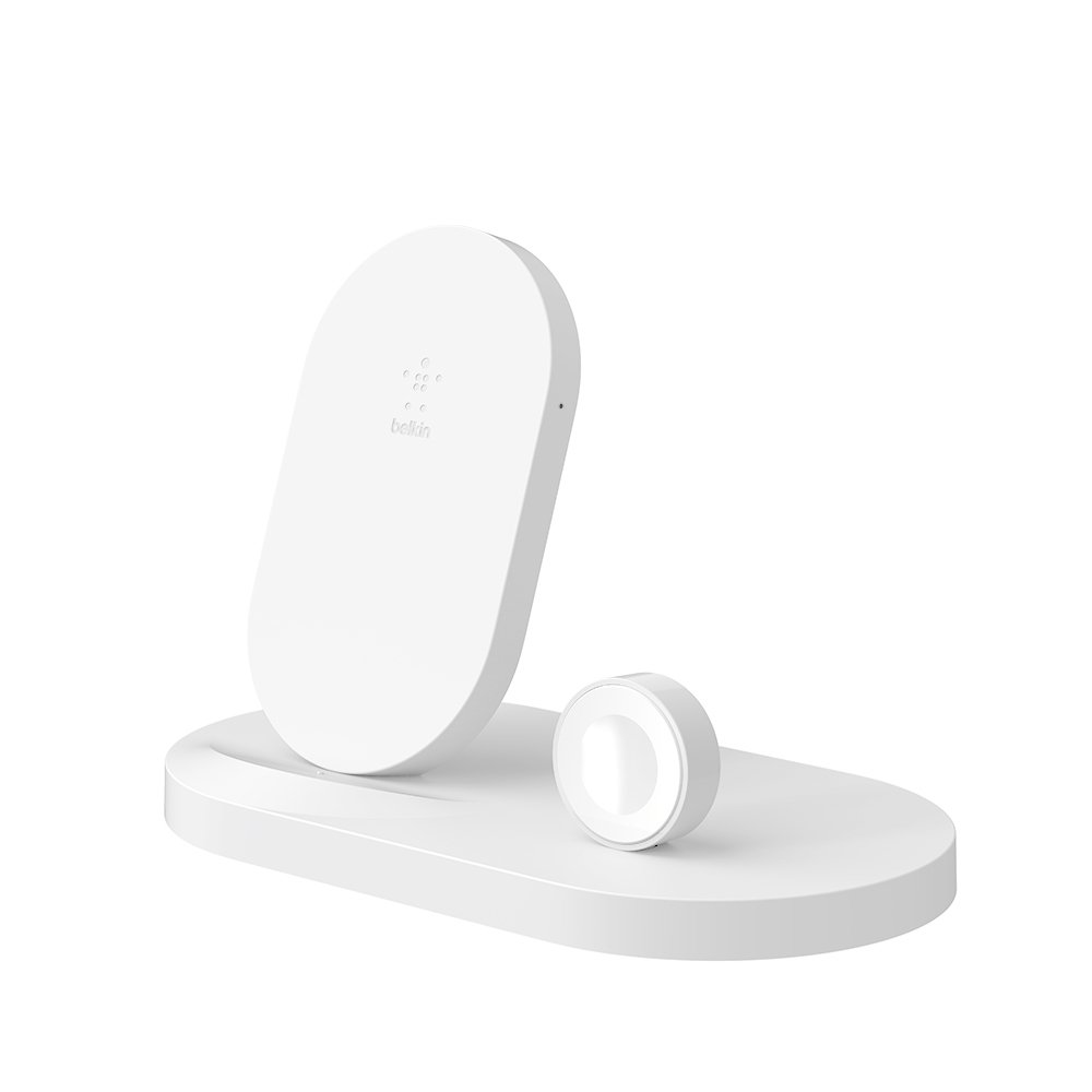 Belkin Wireless Charging Dock for iPhone, Apple Watch -White