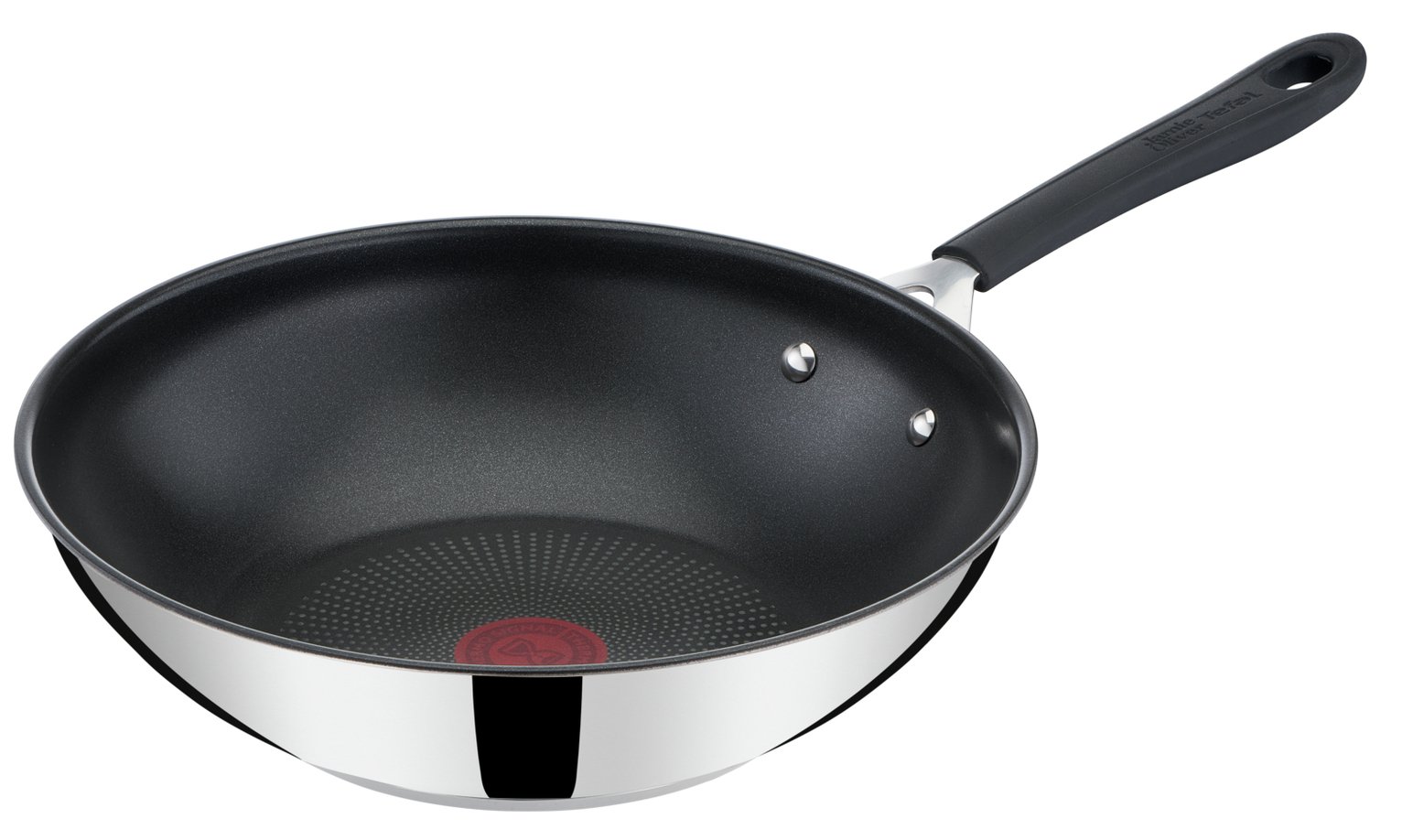 Tefal Jamie Oliver 28cm  Non Stick Stainless Steel Wok
