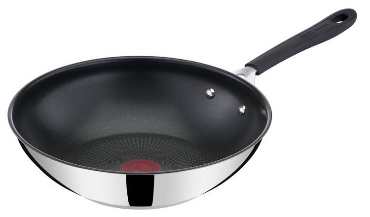 Buy Tefal Jamie Oliver 28cm Non Stick Stainless Steel Wok